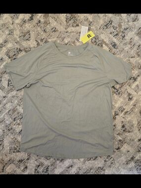 all in motion Men's Short Sleeve Active Tee in Sage Green